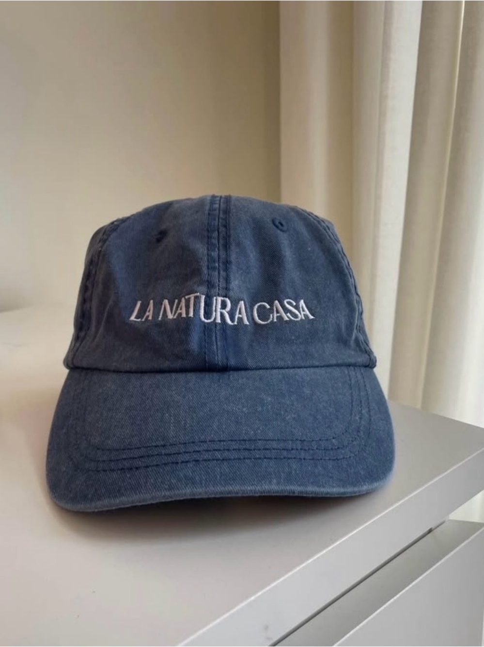 Navy Baseball Cap - Casual Hat - La Natura Casa